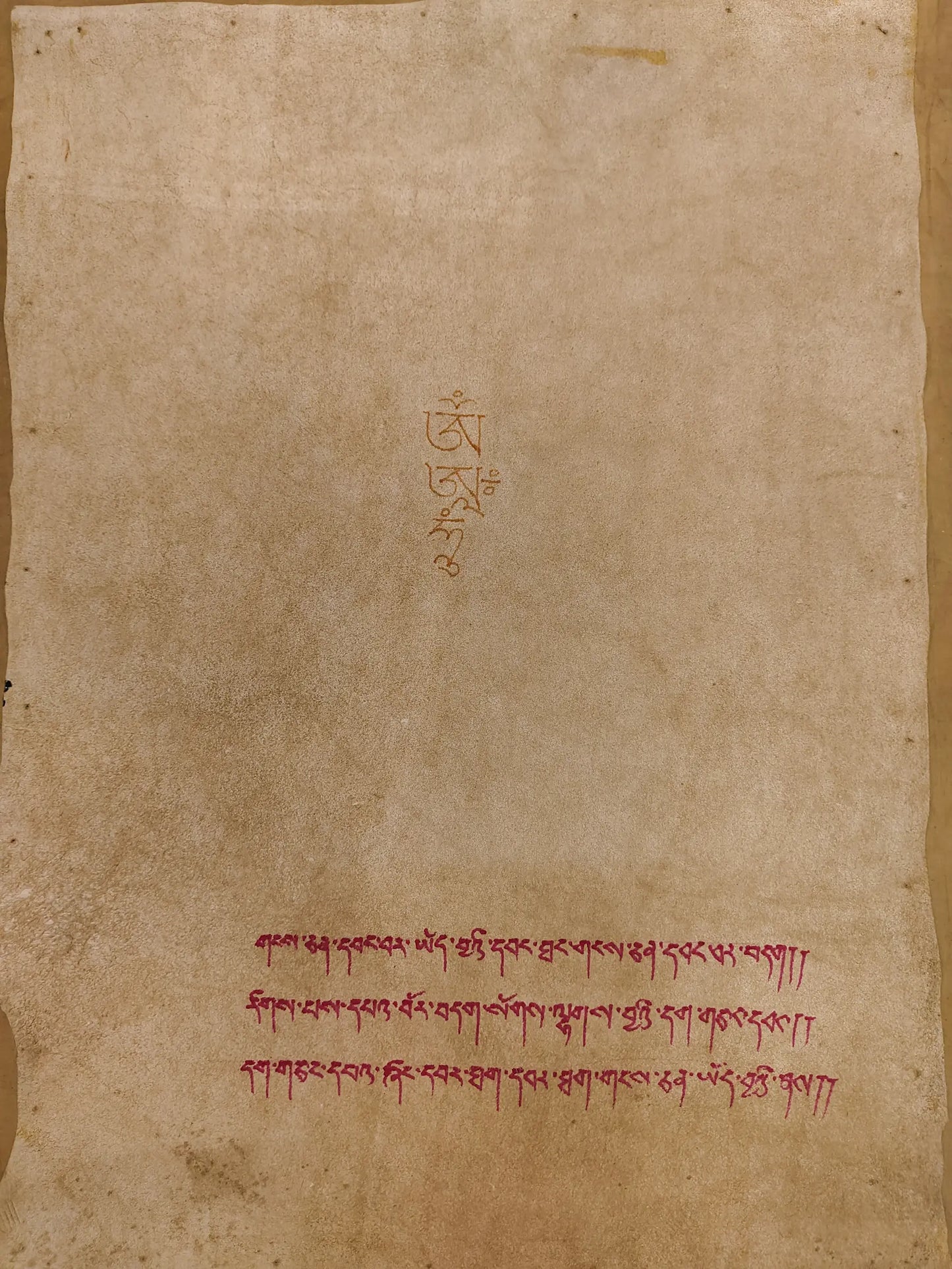 尊胜佛母老唐卡