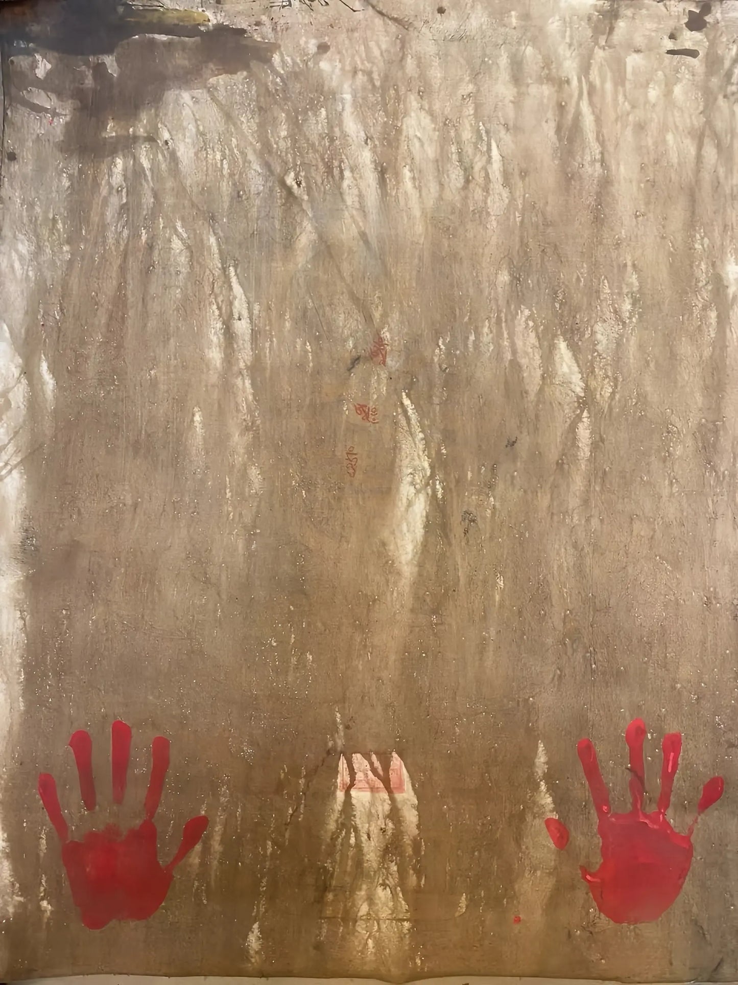 十八世纪初期尊胜佛母老唐卡 - 百年古董唐卡