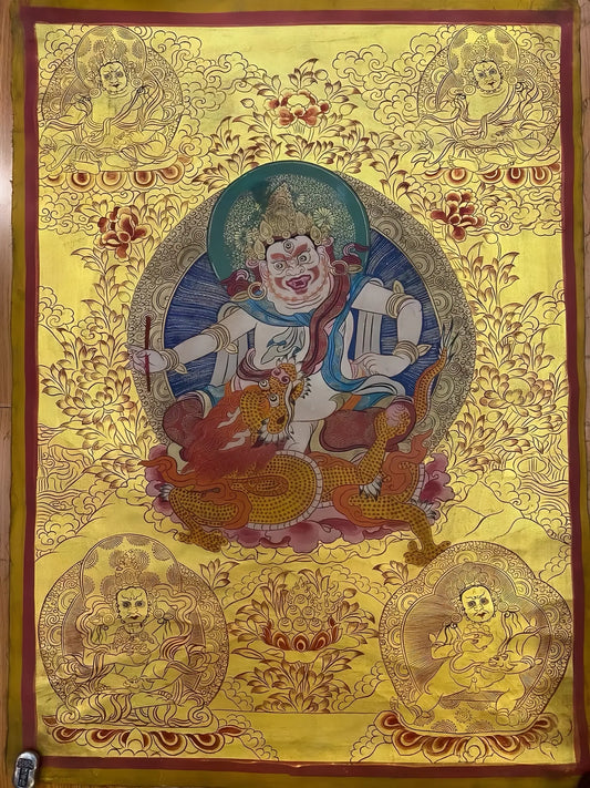 white-jambhala-thangka