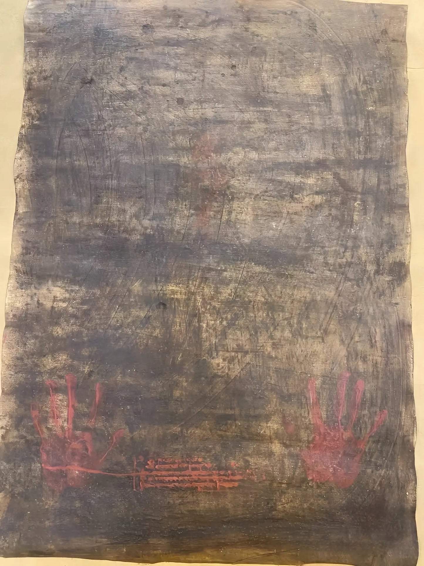 十八世纪中期大威德金刚老唐卡 - 古董增值