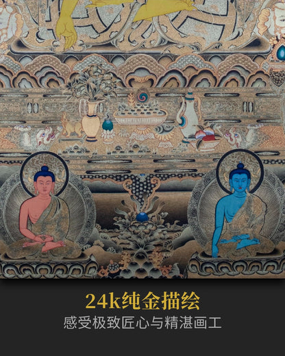 东方不动佛唐卡 - 收藏级热贡唐卡私人订制