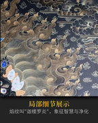 【降魔至尊】黑金不動明王唐卡- 大師尖措手繪24K 收藏級| LamaCollect