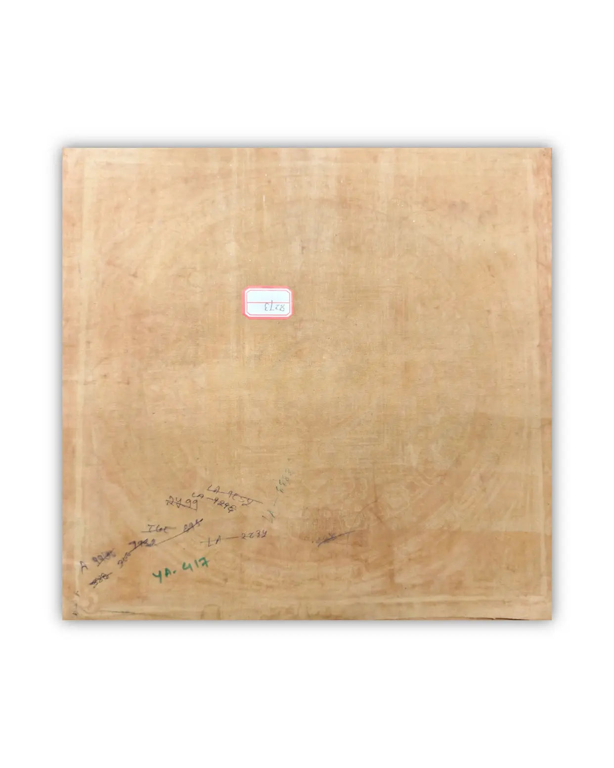 19世纪古董曼陀罗坛城唐卡2号：梵文箴言坛城