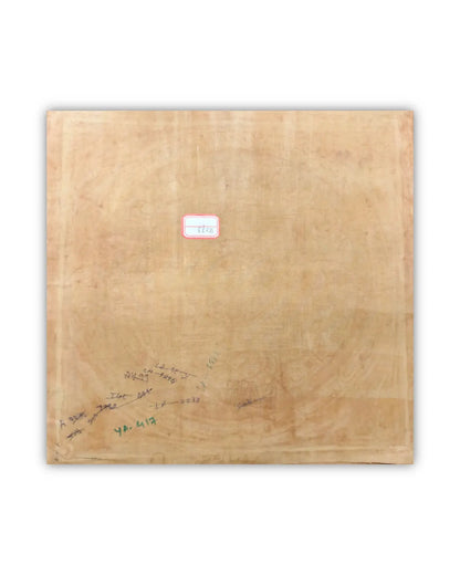 19世纪古董曼陀罗坛城唐卡2号：梵文箴言坛城