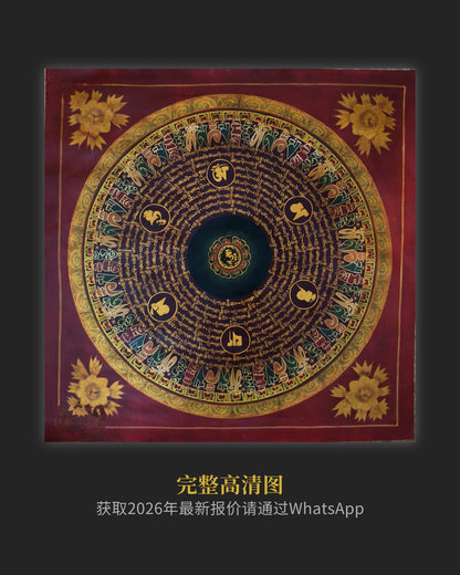 文殊菩薩唐卡- 收藏級唐卡提升智慧與決策力