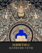 【佛陀真身】釋迦牟尼佛唐卡- 大師尖措手繪24K泥金收藏級| LamaCollect