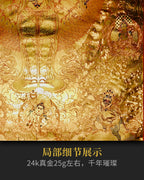 【金唐宗师·巅峰之作】罗藏当周纯金千手观音 - 玛瑙刀雕刻 绝世孤品 | Lama