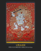 【生肖鸡本命佛】不动明王唐卡 - 大师尖措手绘24K 100x70cm | LamaCollect