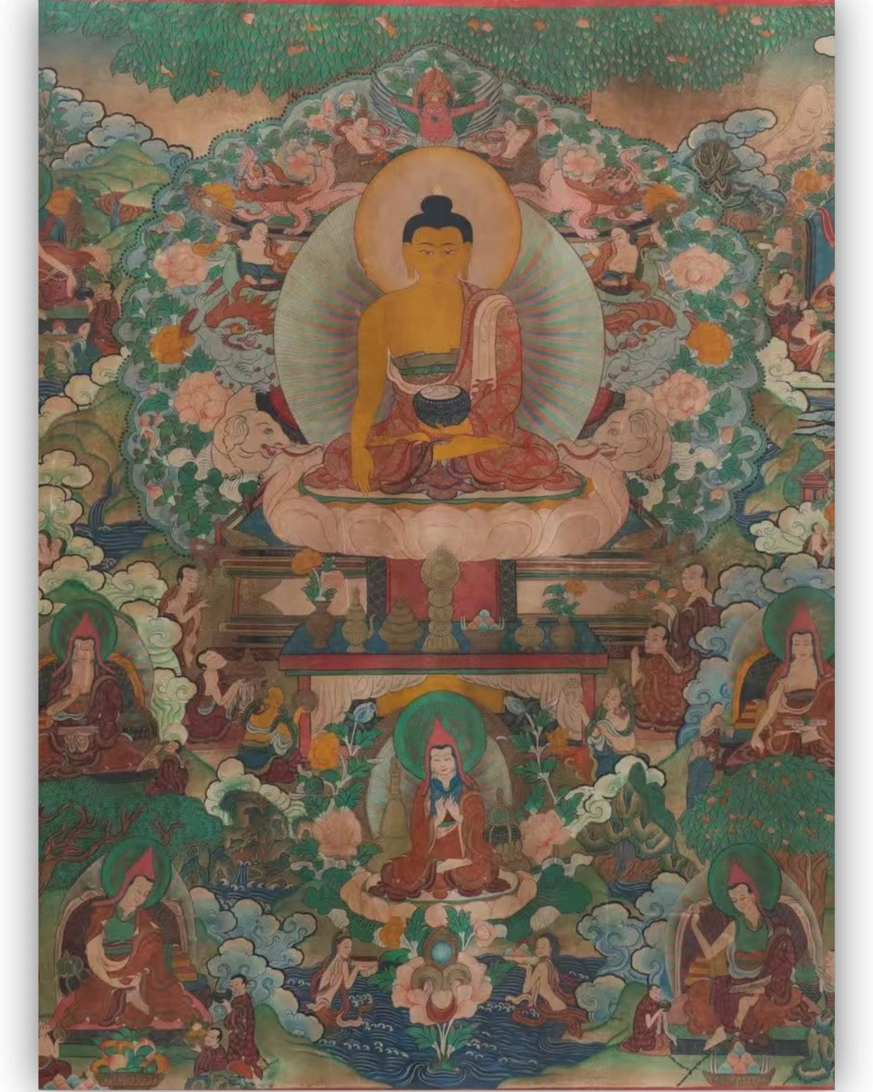 Sakyamuni-thangka