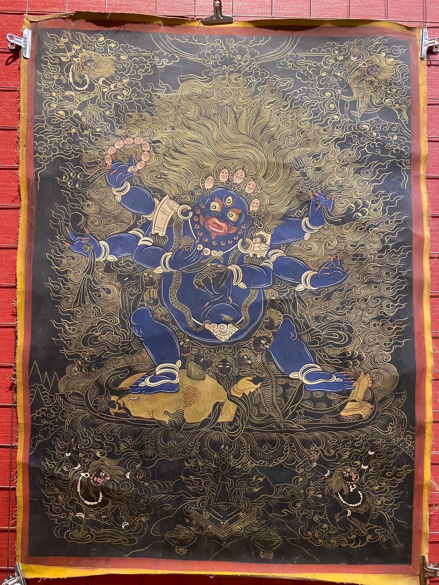 Six Arm Mahakala thangka