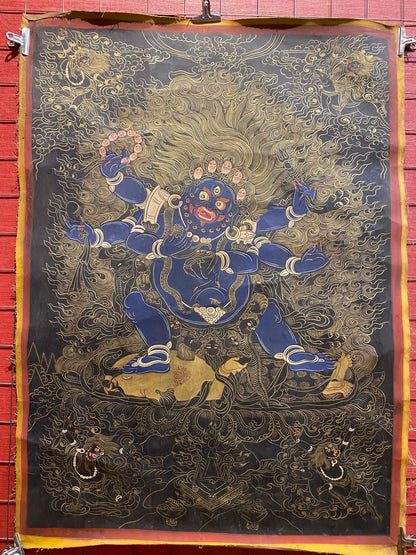 Six Arm Mahakala thangka
