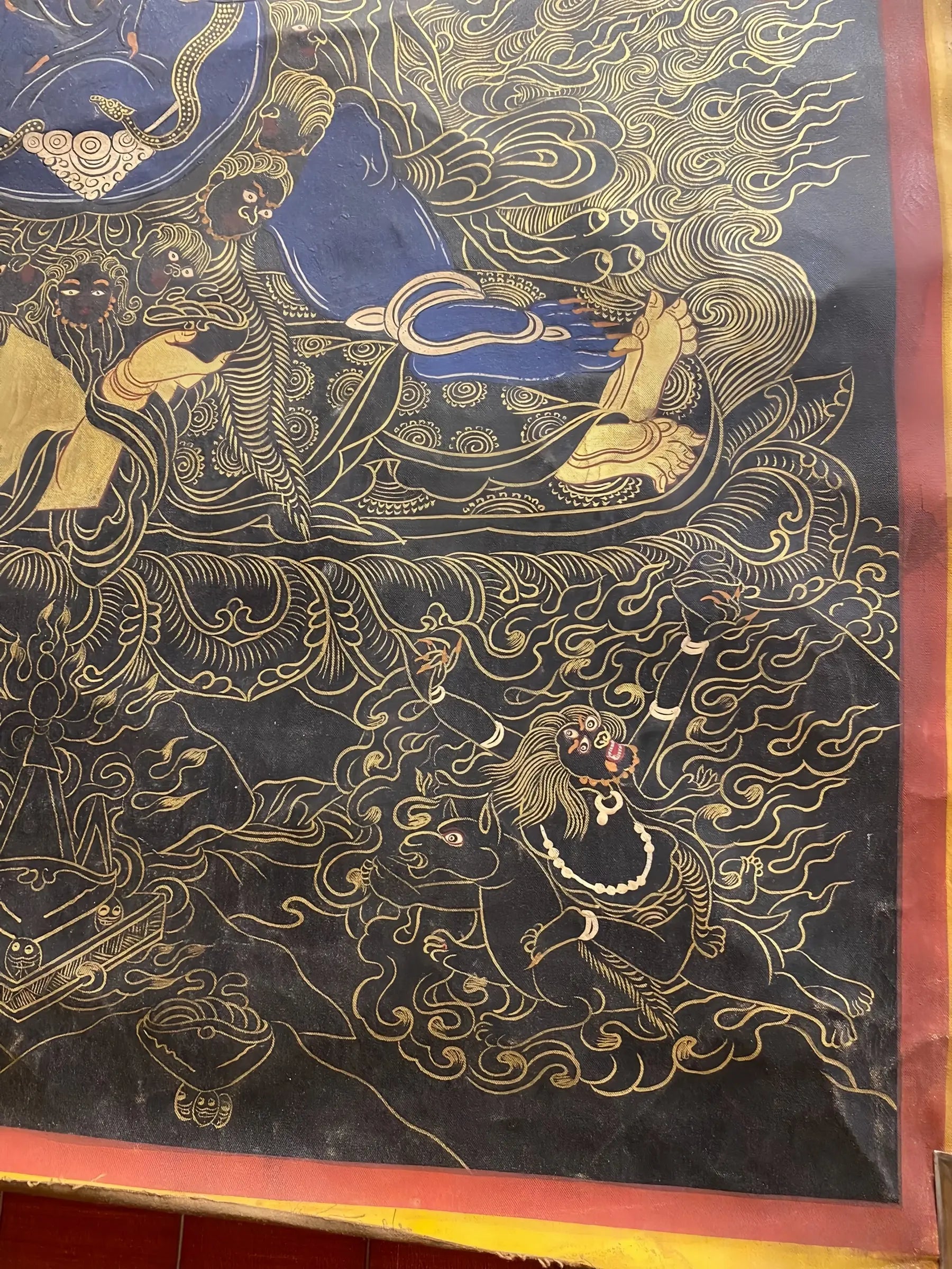 Six Arm Mahakala thangka