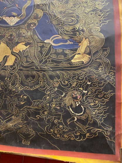 Six Arm Mahakala thangka