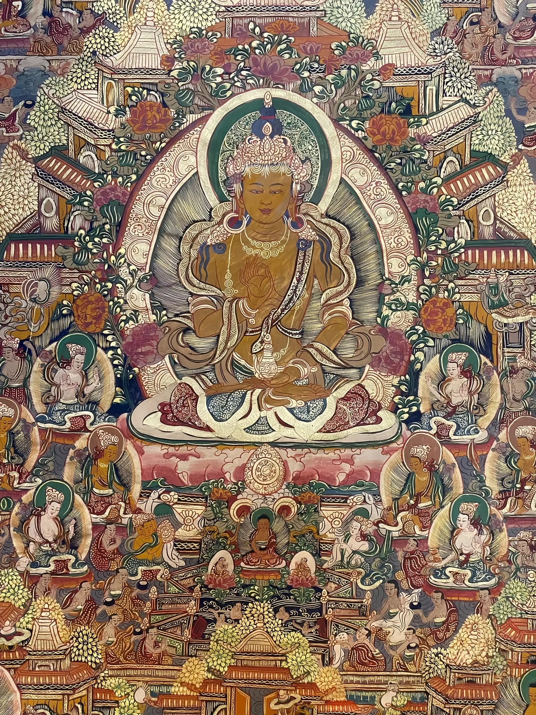 Amitayus-Buddha-thangka