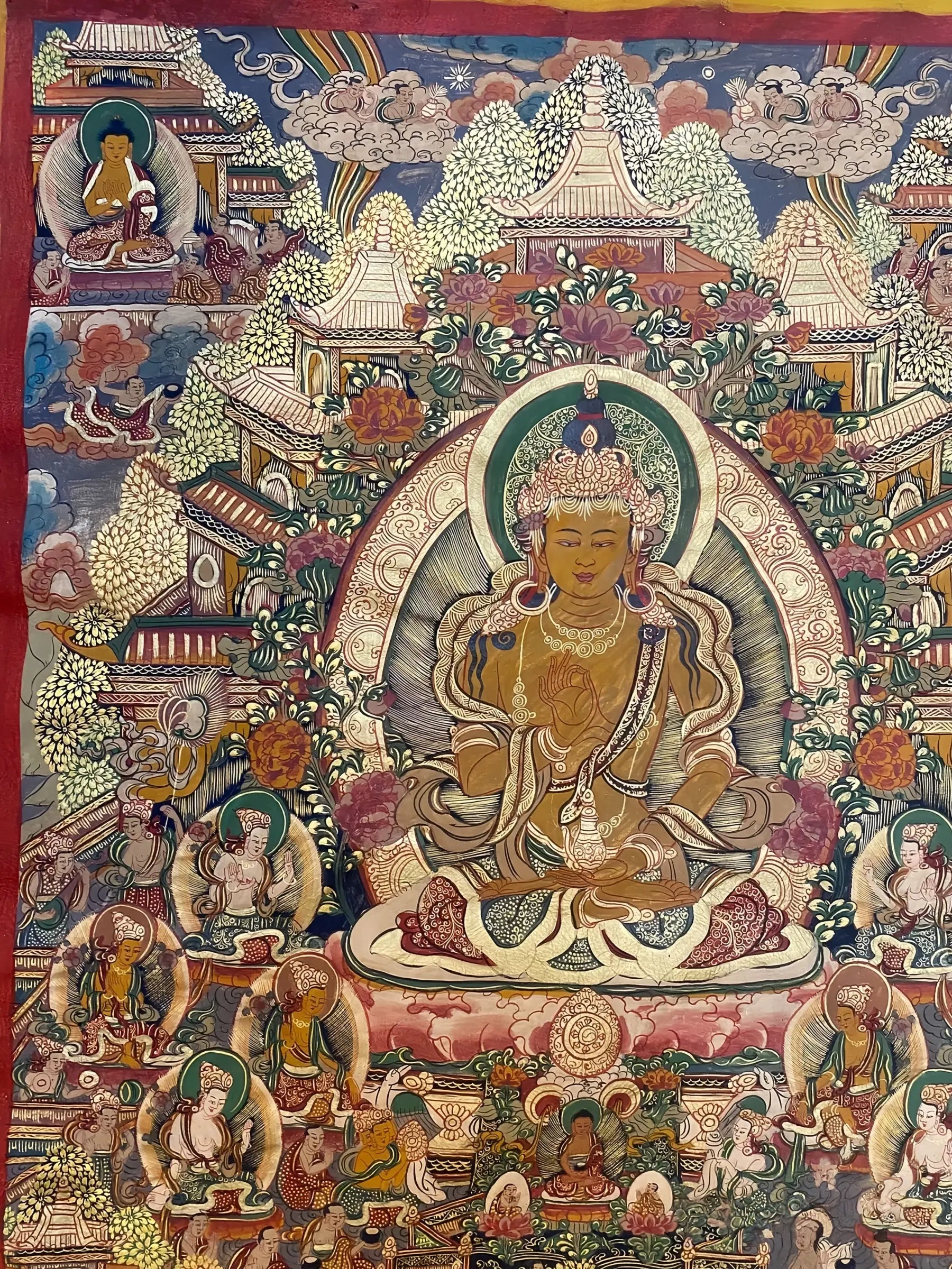 Amitayus-Buddha-thangka