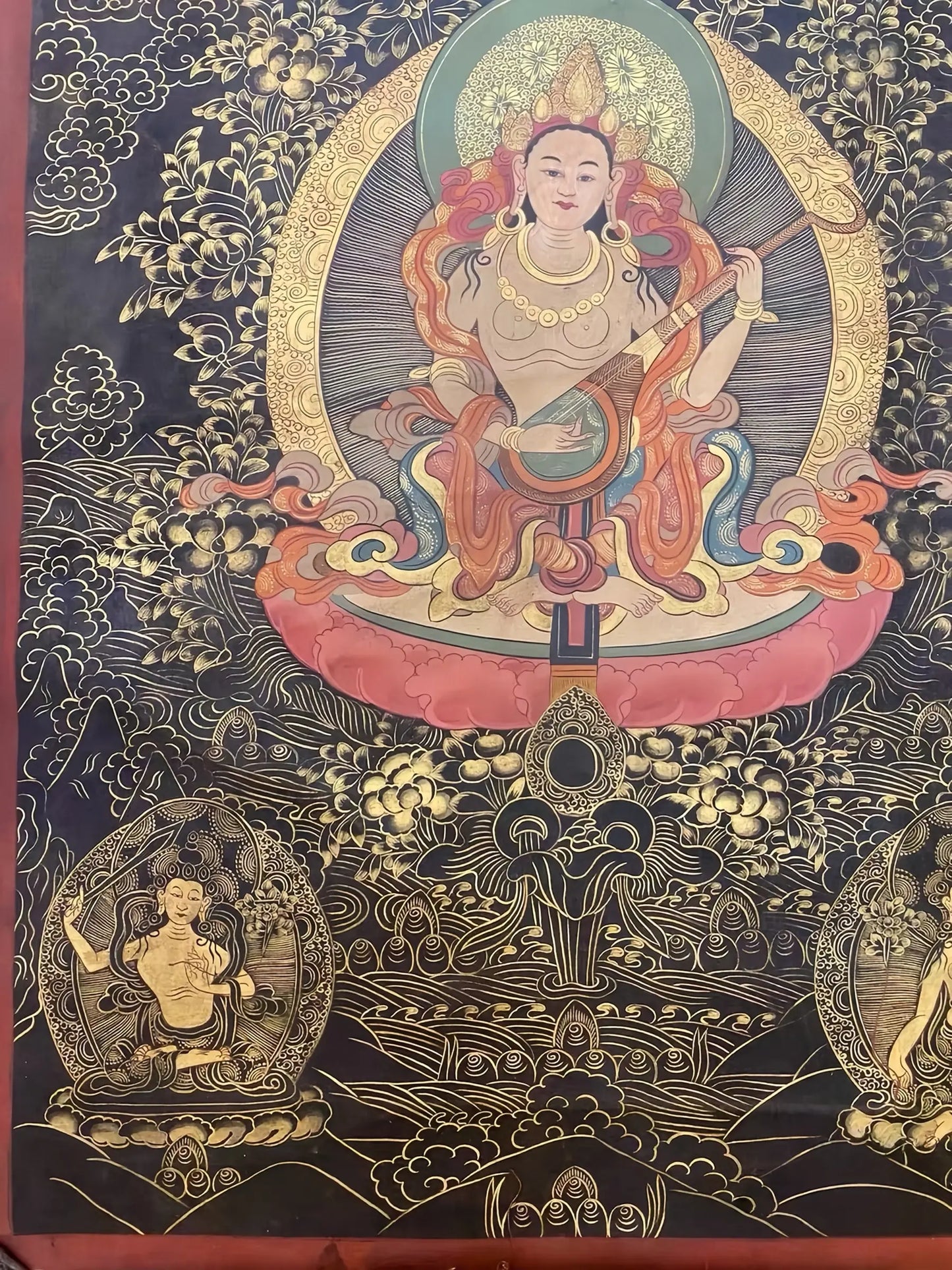 Sarasvati thangka
