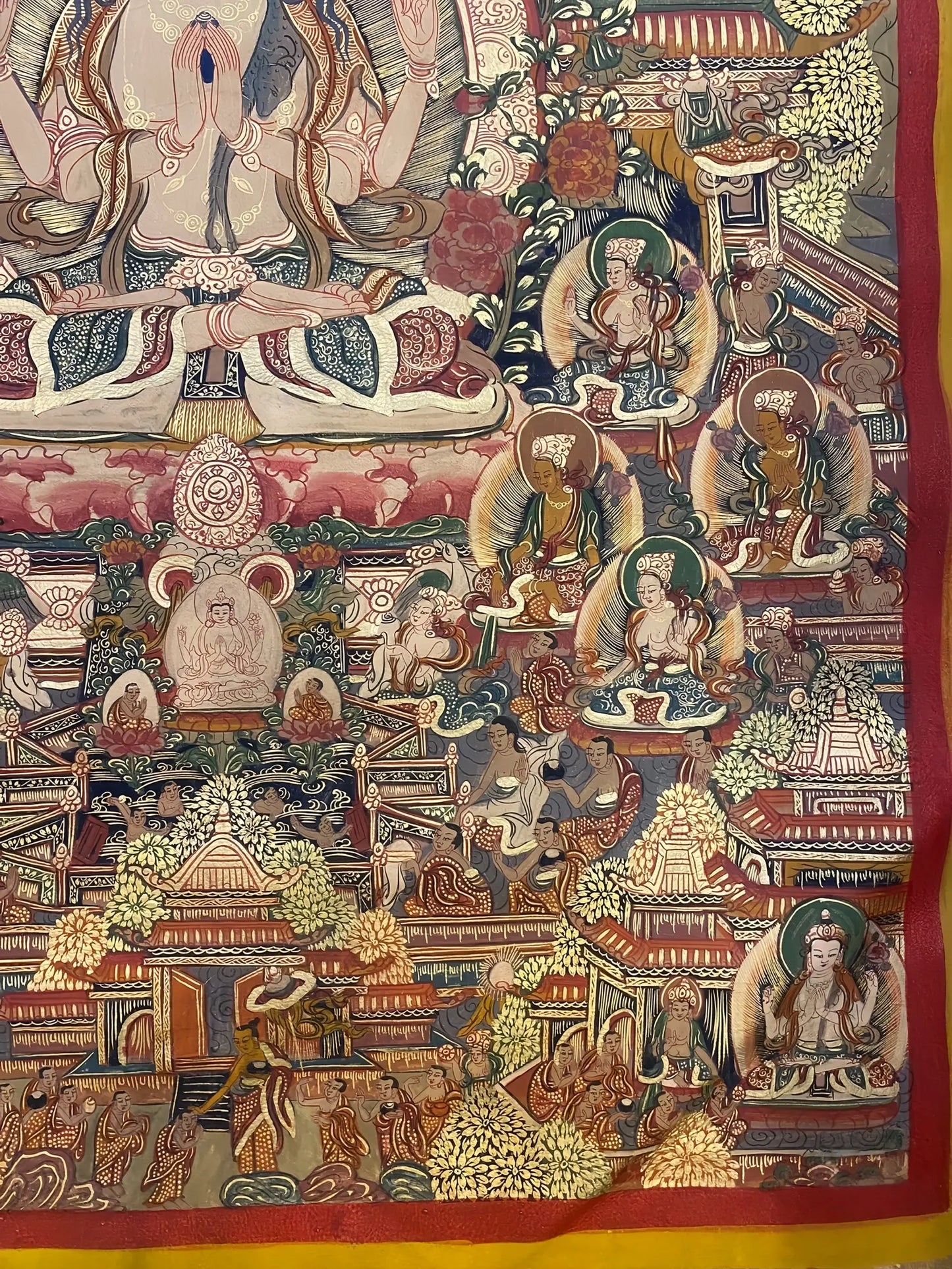 Shadakshari Lokeshvara thangka