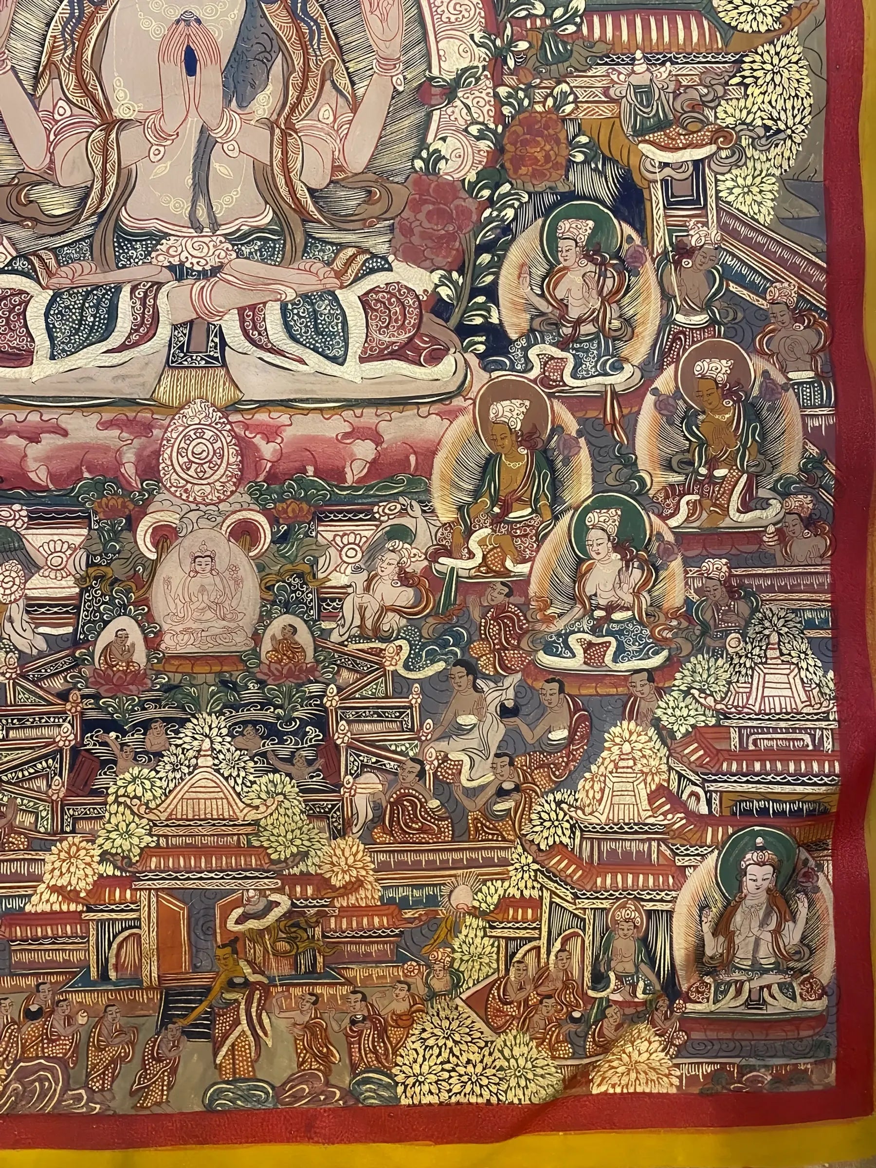 Shadakshari Lokeshvara thangka