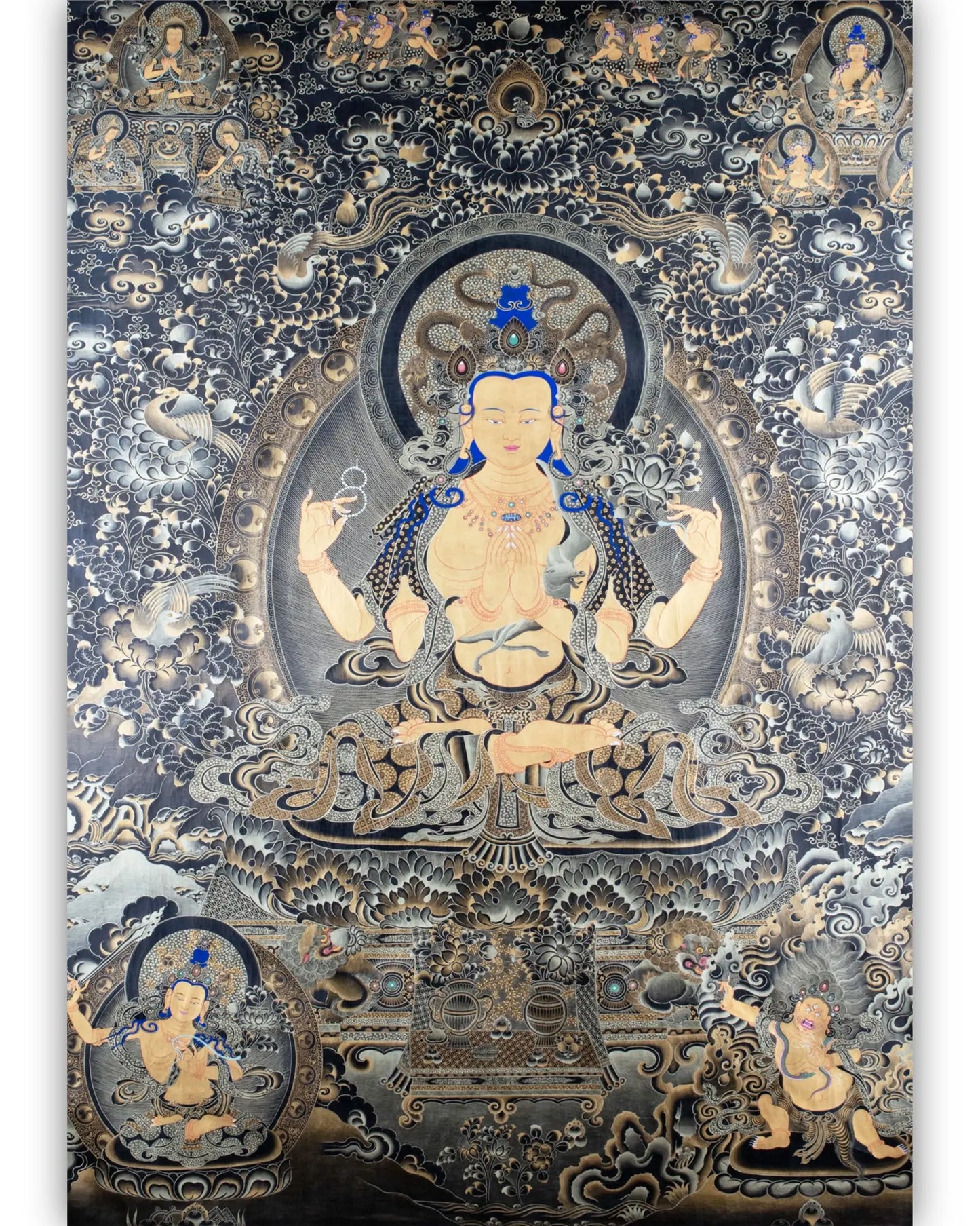 Shadakshari Lokeshvara thangka