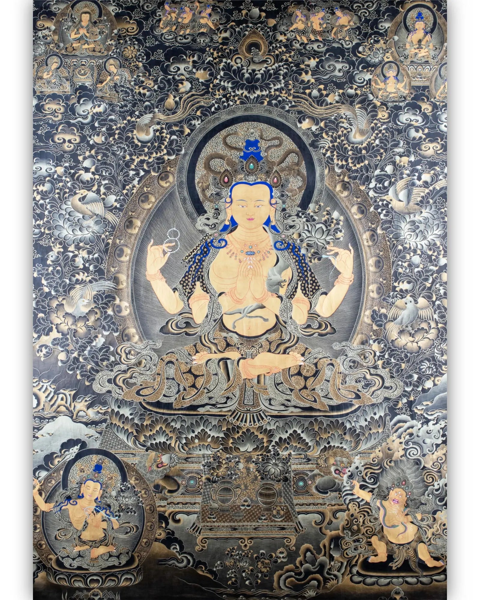Shadakshari Lokeshvara thangka