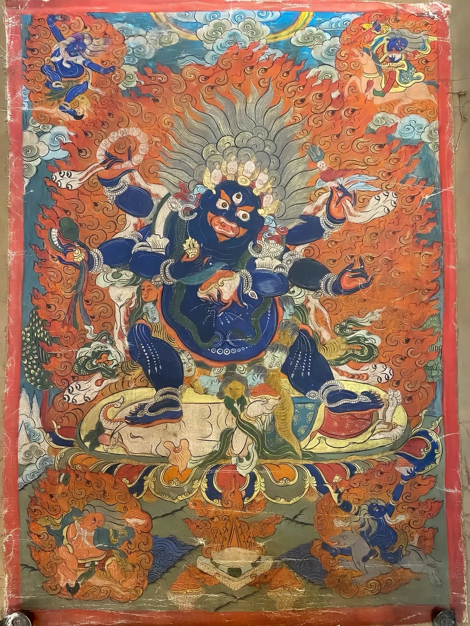 Six-Arm-Mahakala-thangka