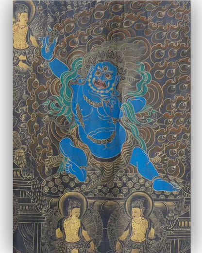 Yamantaka antique thangka