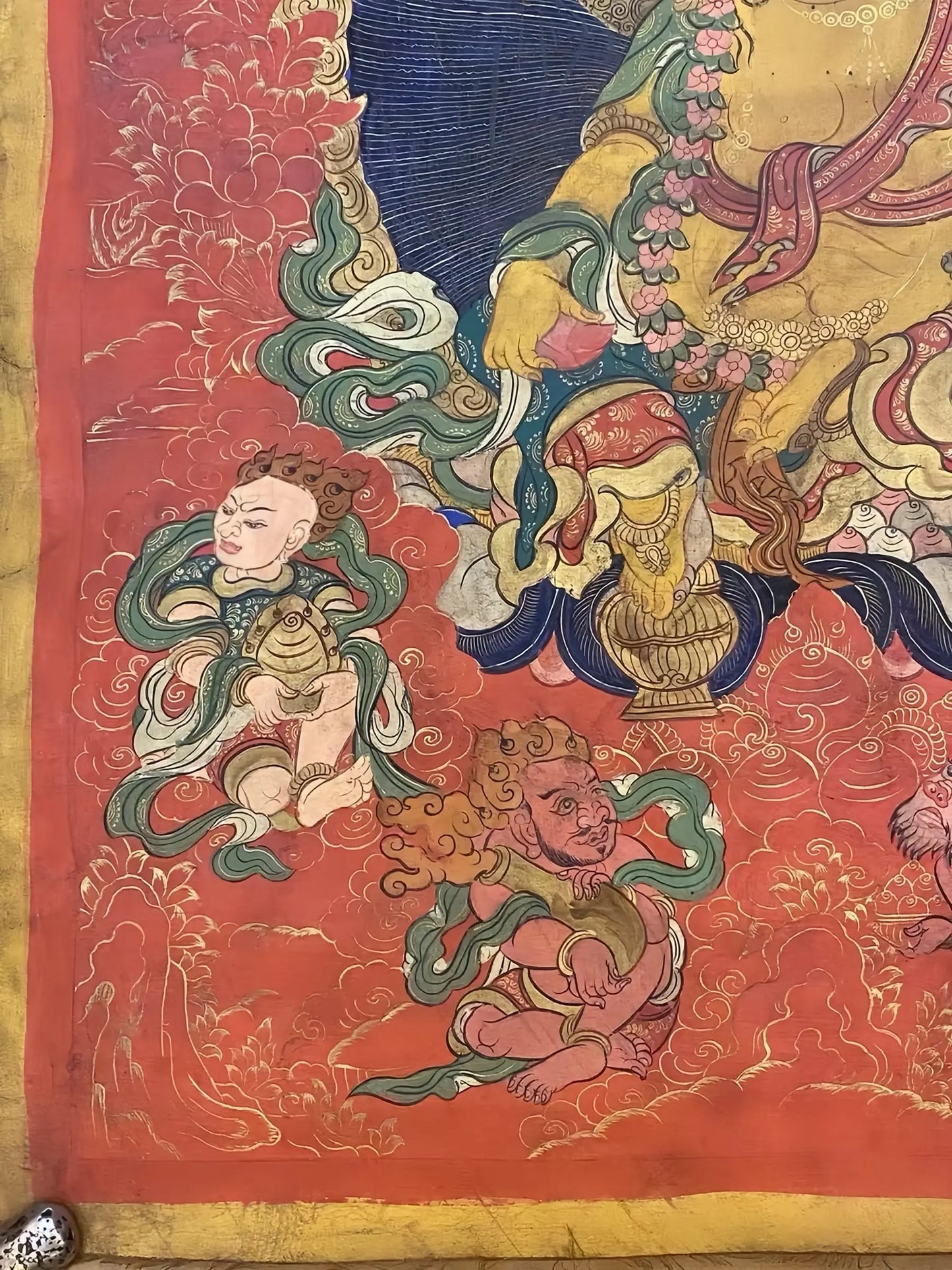 yellow-jambhala-thangka