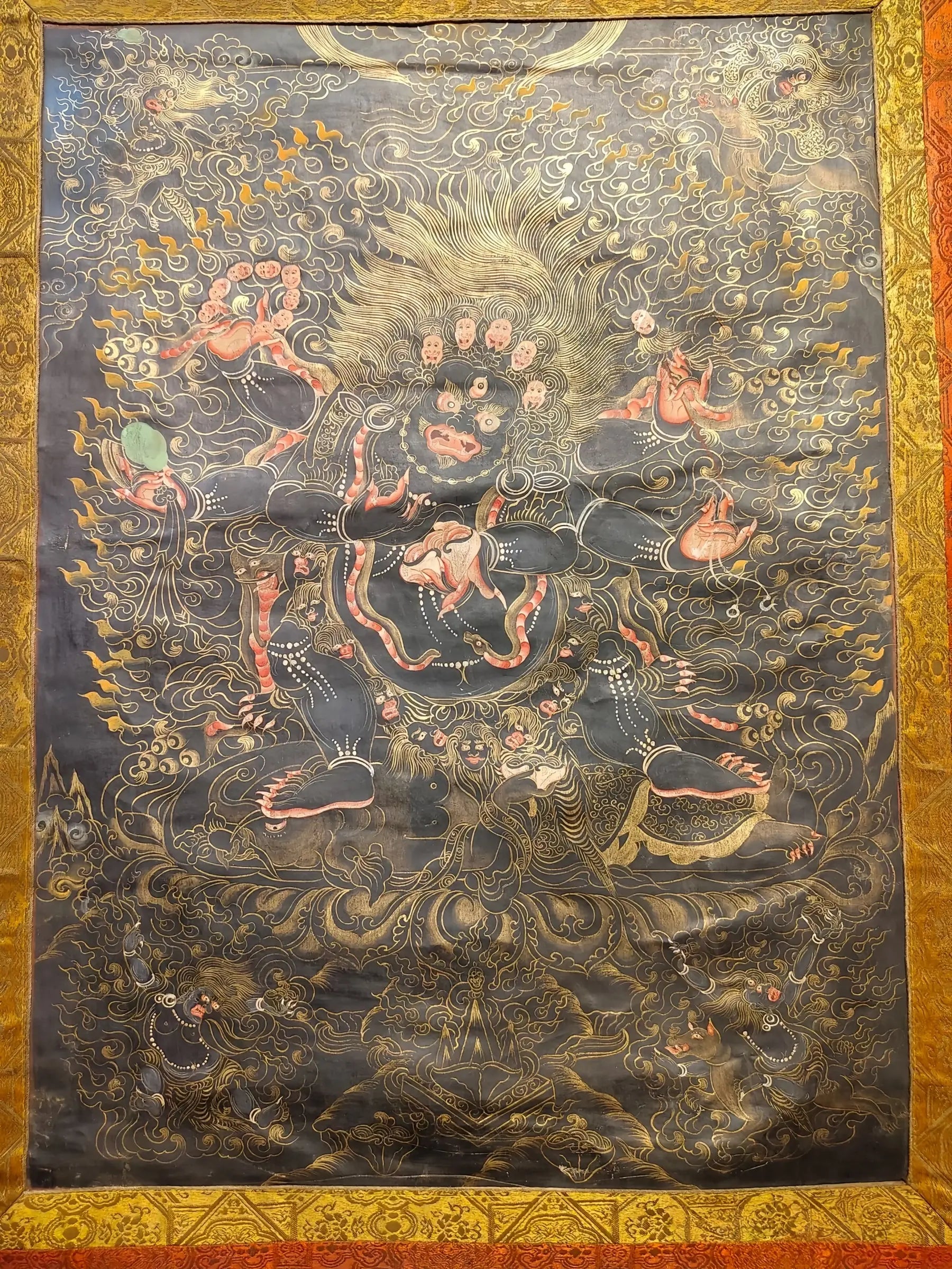 Six Arm Mahakala thangka