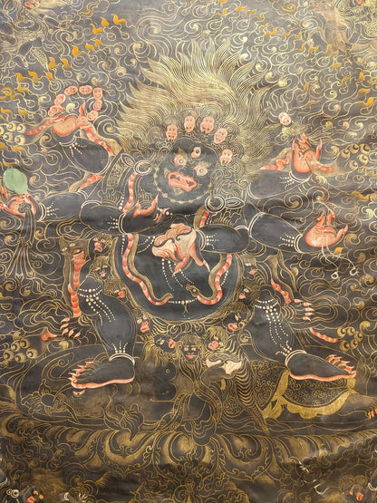 Six Arm Mahakala thangka