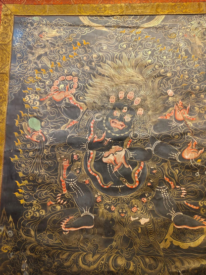 Six Arm Mahakala thangka