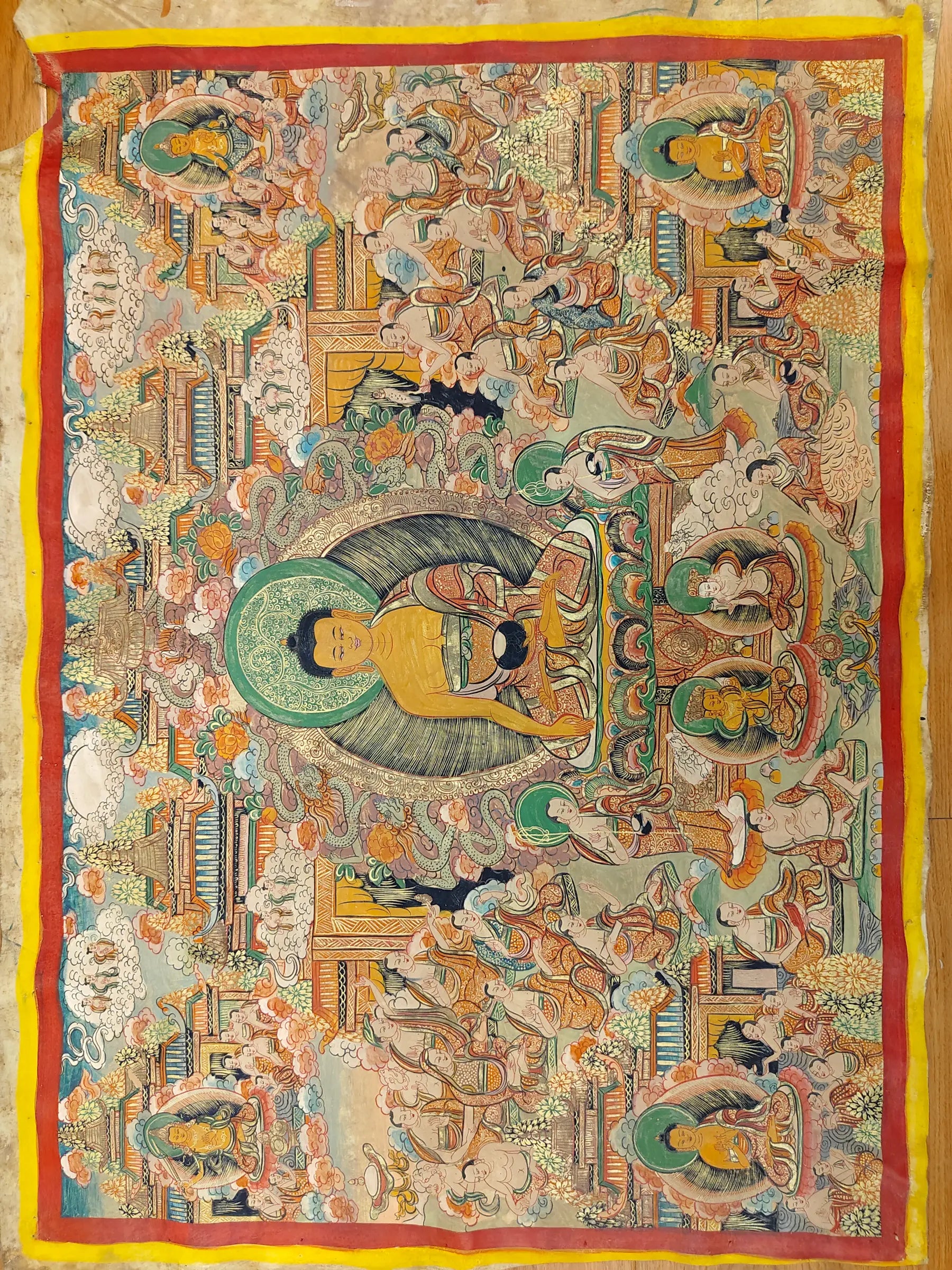 Sakyamuni-thangka