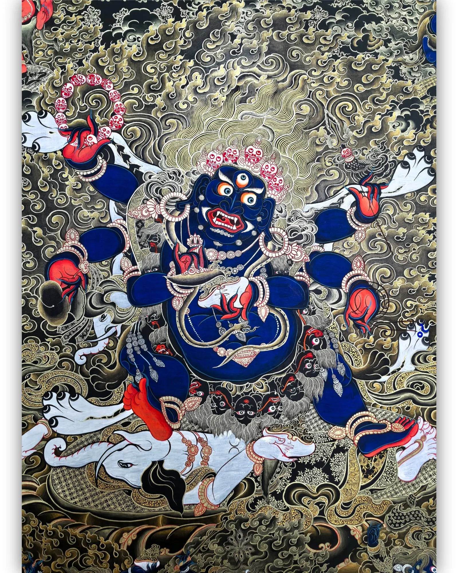 Six Arm Mahakala thangka