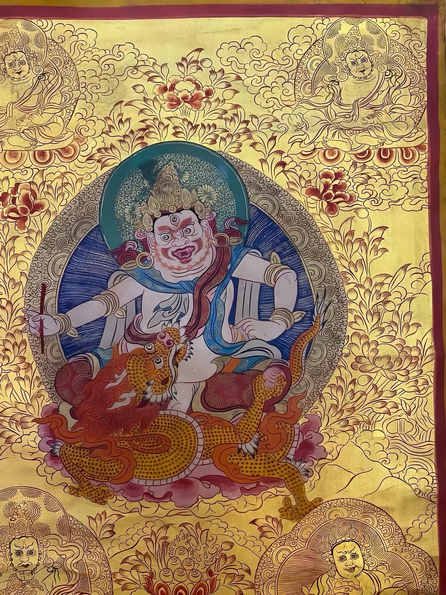 white-jambhala-thangka