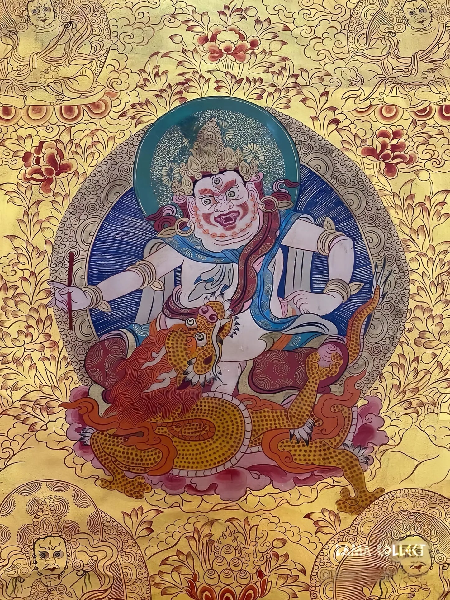 white-jambhala-thangka