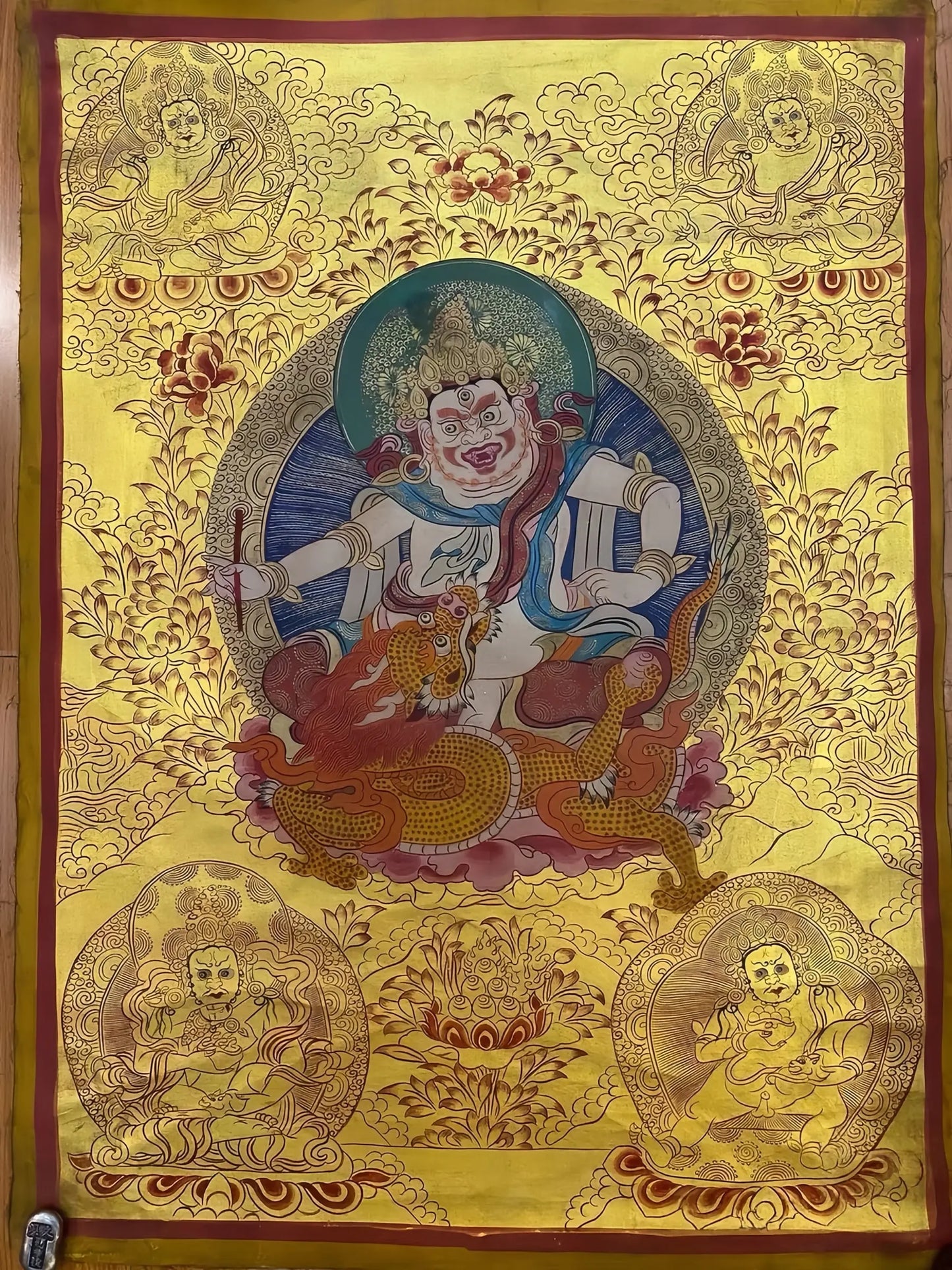 white-jambhala-thangka