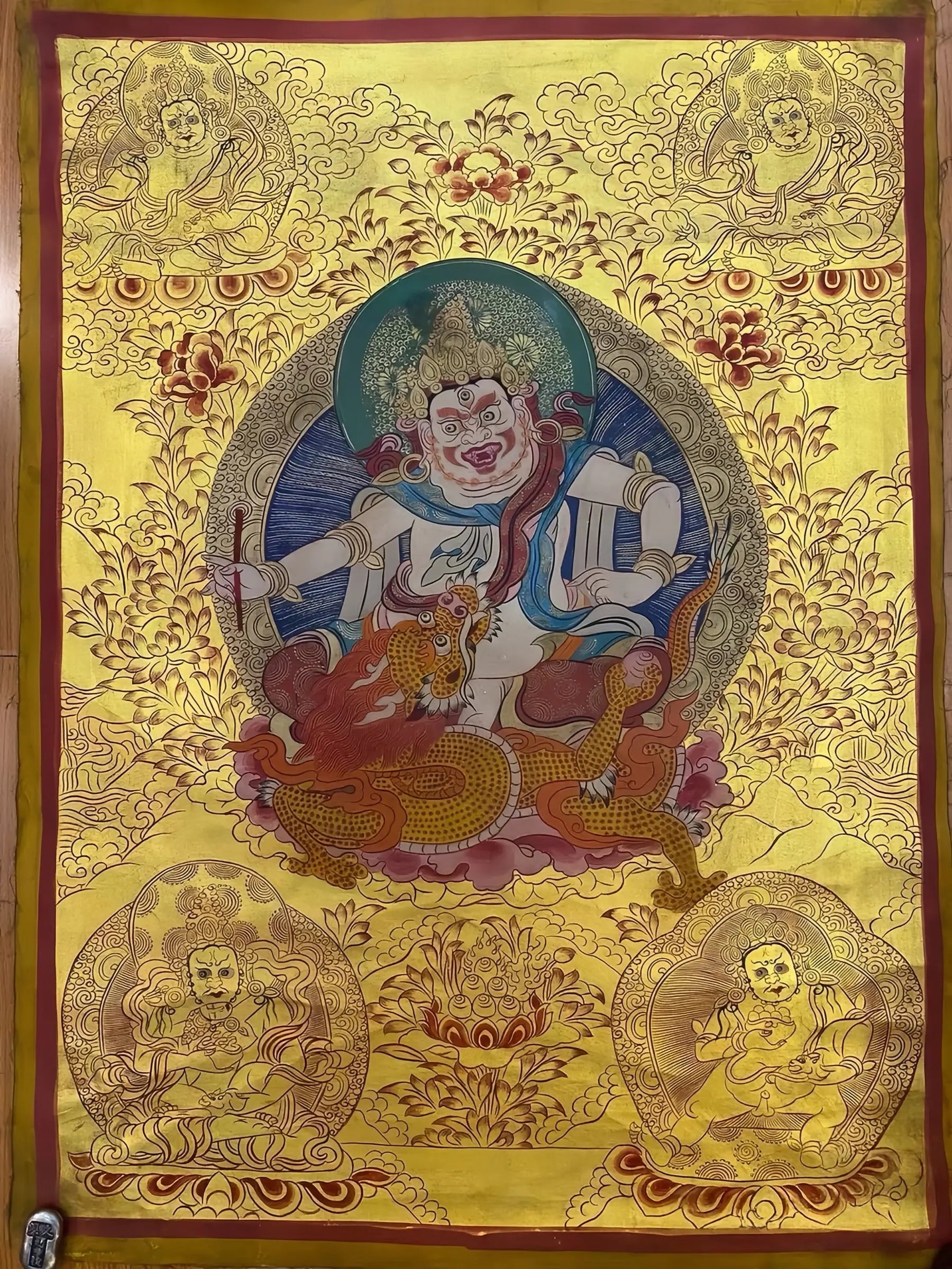 white-jambhala-thangka