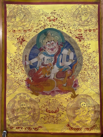 white-jambhala-thangka