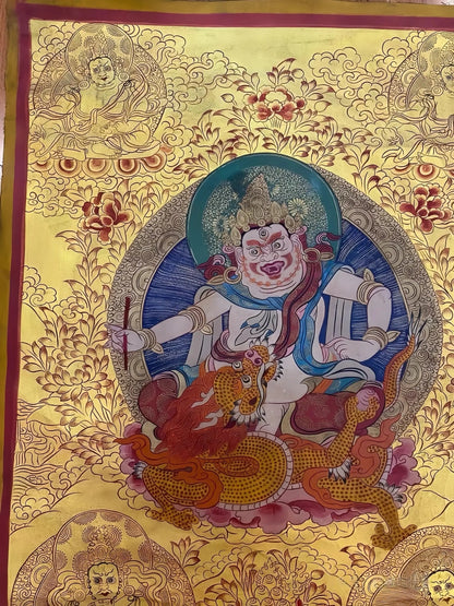white-jambhala-thangka