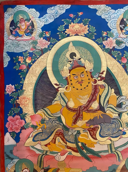 yellow-jambhala-thangka
