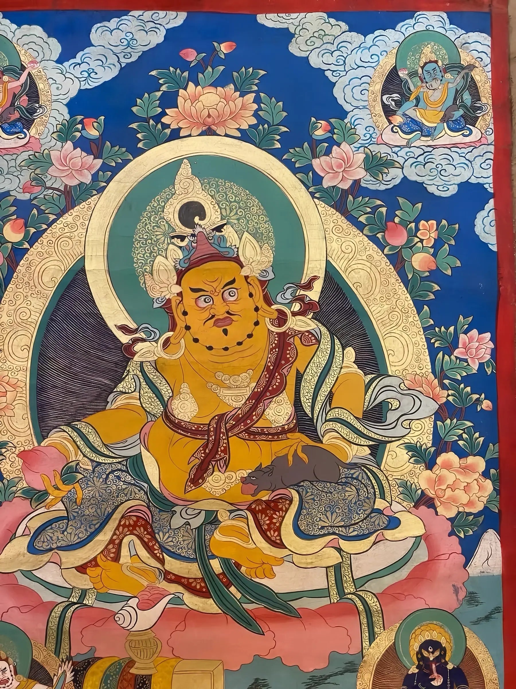 yellow-jambhala-thangka
